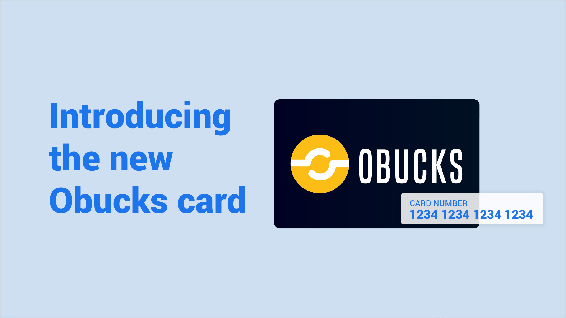 Introducing the new Obucks card newObucks.jpg